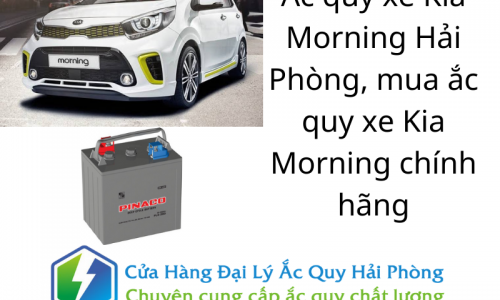 Ắc quy xe Kia Morning Hải Phòng, mua ắc quy xe Kia Morning chính hãng